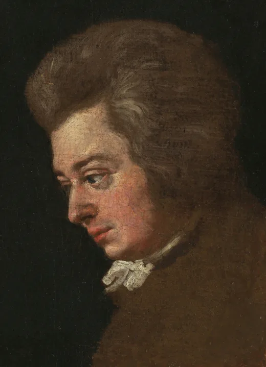 Mozart, unvollendetes Porträt